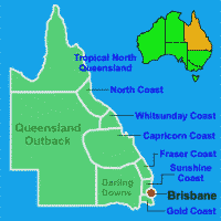 Small Queensland Map